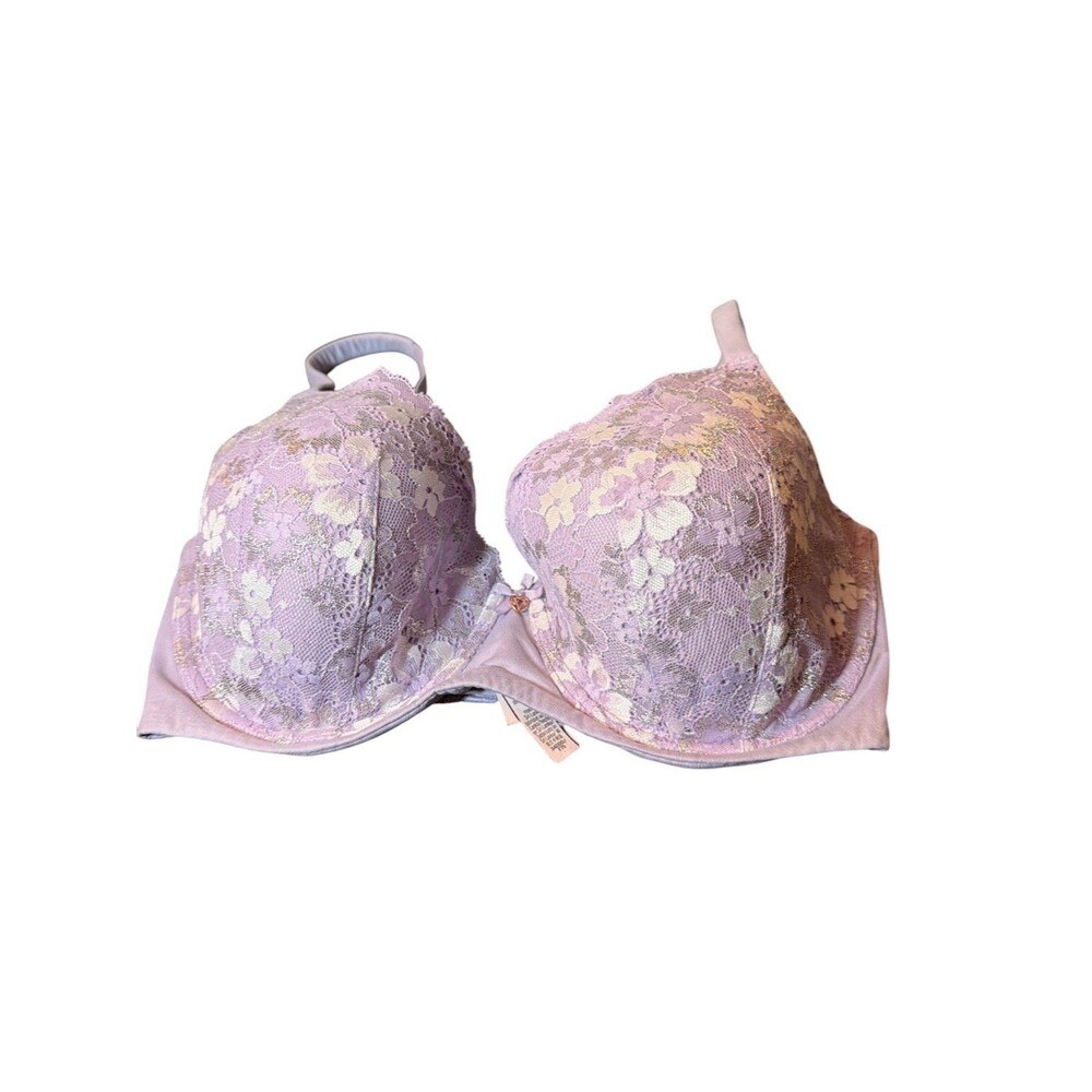 victorias secret body by victoria bra Lined Demi Lilac Lace 34DDD